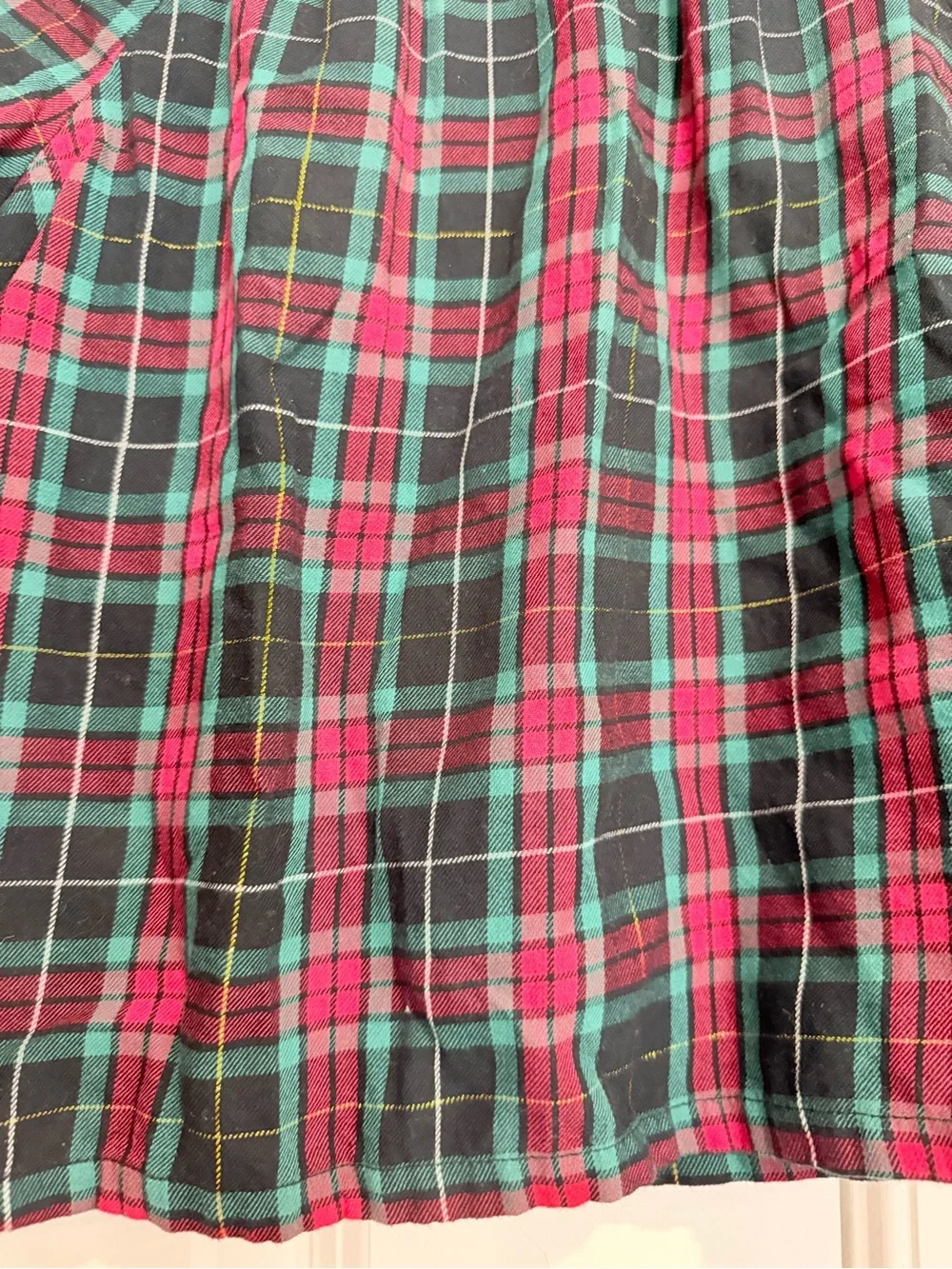 Old Navy Red and Green Plaid Top